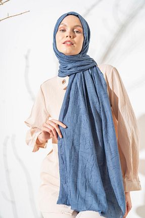 شال سرمه ای زنانه پلی استر JAWEL - کد 865452586