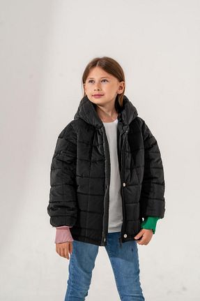 کاپشن مشکی بچه گانه رگولار GİYİCEM - کد 865454215