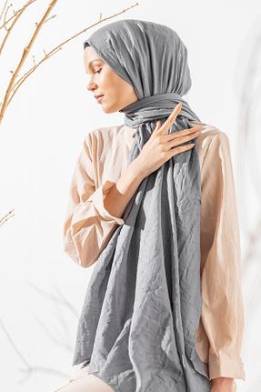 شال طوسی زنانه پلی استر JAWEL - کد 865452647