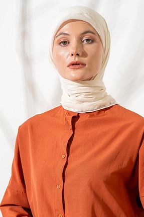 روسری بژ پلی استر JAWEL - کد 865445216