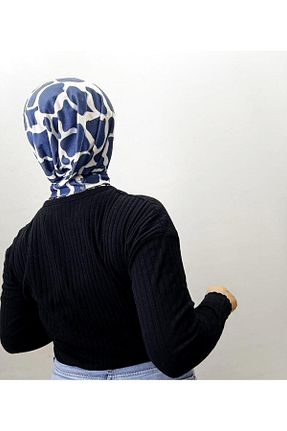 شال آبی زنانه پنبه پلی استر ALDAİR - کد 865458101
