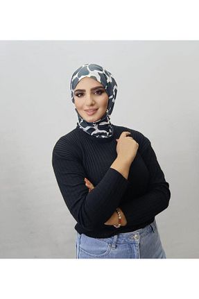 شال آبی زنانه پنبه پلی استر ALDAİR - کد 865458234