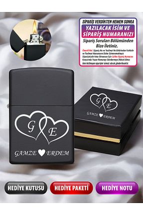 فندک کمپ مشکی LAZZERS HEDİYELİK - کد 865457793