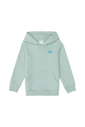 سوئیشرت سبز بچه گانه ساده U.S. Polo Assn. - کد 865471863