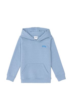 سوئیشرت آبی بچه گانه ساده U.S. Polo Assn. - کد 865477197