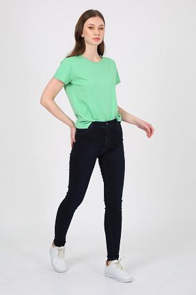 شلوار جین آبی زنانه پاچه تنگ Twister Jeans - کد 269475265
