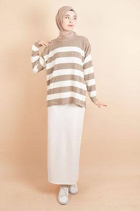 بلوز قهوه ای زنانه رگولار 03KIZKULESITEKS - کد 865495614