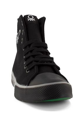 کفش اسنیکر مشکی مردانه بند دار United Colors of Benetton - کد 865500739