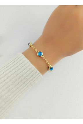 دستبند استیل (فولاد) طلائی زنانه استیل (فولاد) tiwil takı aksesuar - کد 865495417