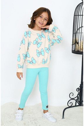 ست بالاتنه و پائین تنه سبز بچه گانه بافتنی ESKİŞEHİR YUMURCAK - کد 865496500
