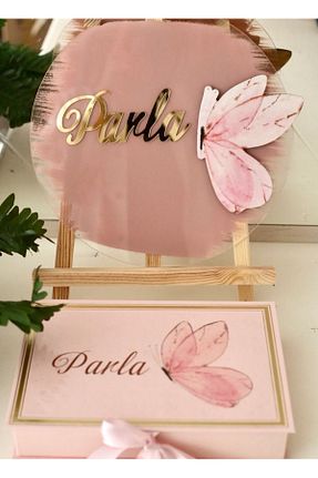 عقد و عروسی و حنابندان صورتی Çemrek Süs Parti - کد 865509633