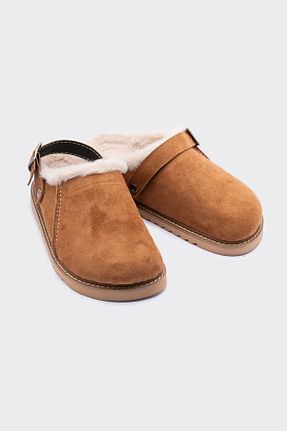 صندل قهوه ای زنانه پاشنه پلتفرم SHOEMARK - کد 865532977