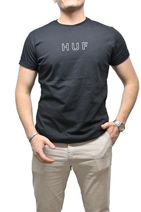 تیشرت مشکی مردانه رگولار HUF - کد 865511268