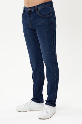 شلوار جین سرمه ای مردانه پاچه لوله تفنگی Twister Jeans - کد 865507597