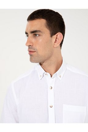 پیراهن سفید مردانه رگولار Pierre Cardin - کد 851718665