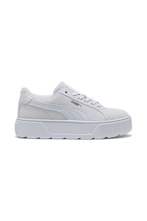 کفش اسنیکر طوسی زنانه بند دار Puma - کد 808775318