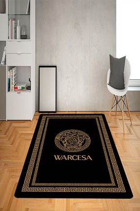 فرش مشکی زیره ضد لغزش Doruklar Home Collection - کد 752138802
