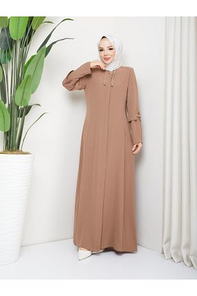 کلاه و ابایا بژ زنانه مخلوط پلی استر Günay Karaca - کد 749813020