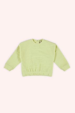 سوئیشرت سبز بچه گانه ساده Panço - کد 841215076