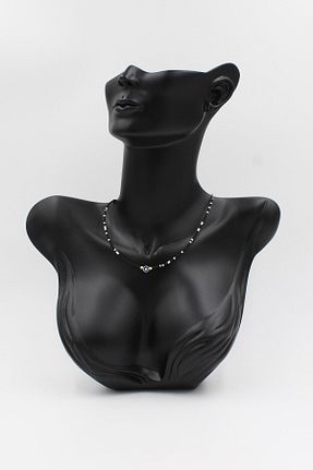 گردنبند جواهر مشکی زنانه روکش طلا Chantaky - کد 92320686