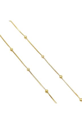 گردنبند استیل ( فولاد ) طلائی زنانه استیل (فولاد) Güler Yüzlü Silver - کد 774332758