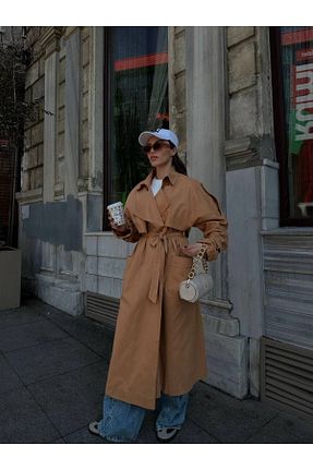 ترنچکت صورتی زنانه %100 پنبه hot fashions - کد 865548279