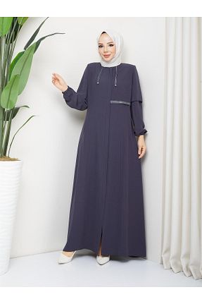 کلاه و ابایا طوسی زنانه مخلوط پلی استر Günay Karaca - کد 749183005