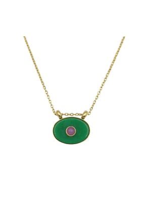 گردنبند استیل ( فولاد ) طلائی زنانه استیل (فولاد) Güler Yüzlü Silver - کد 794903704