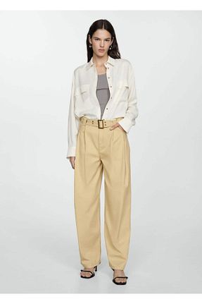 پائین تنه راحتی بژ زنانه Liyosel MANGO - کد 865559833