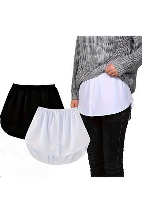 دامن حجاب سفید زنانه کمر کش دار MODAALFABE - کد 865691073