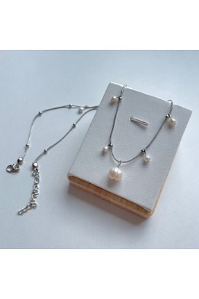 گردنبند مروارید مروارید آب شیرین ORFE JEWELRY - کد 865574944