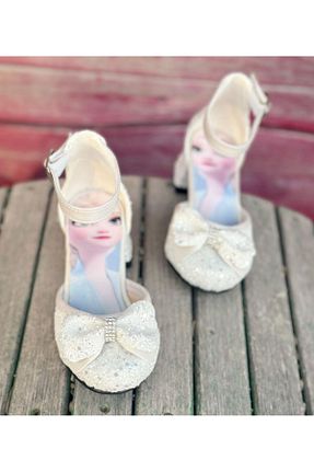 کفش پاشنه بلند کلاسیک سفید بچه گانه پارچه Surpie Shoes - کد 865575785