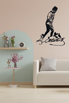 محصول دکوراسیون دیوار مشکی فلزی S Metal Dizayn - کد 772341415