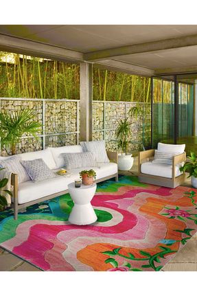 فرش رنگی قابل شستشو Rugs Modern Halı - کد 865583214