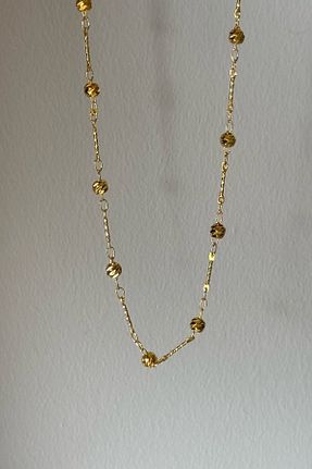 گردنبند استیل ( فولاد ) طلائی زنانه استیل (فولاد) Beca Atelier - کد 865633293
