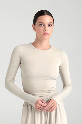 بلوز بژ زنانه ساده SHEISMONO - کد 370028327