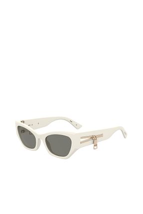 عینک آفتابی سفید زنانه 55 Moschino - کد 865639042