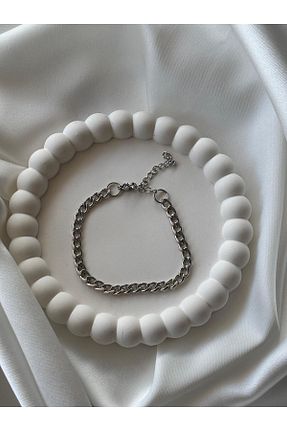 دستبند استیل (فولاد) زنانه استیل (فولاد) Melek Aksesuar - کد 865639129