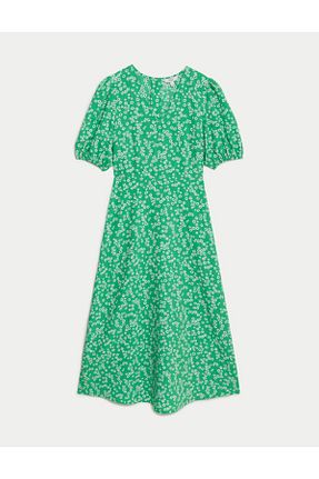 لباس سبز زنانه بافت Marks & Spencer - کد 835593503
