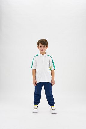تیشرت سفید بچه گانه رگولار Panço - کد 795854697