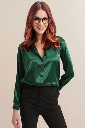 پیراهن حجاب سبز زنانه رگولار hazelin - کد 865706287