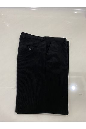 شلوار مشکی مردانه مخمل DostumGiyim - کد 474804532