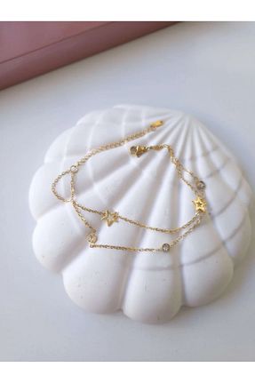 دستبند استیل (فولاد) طلائی زنانه استیل (فولاد) Vola Collection - کد 865708589