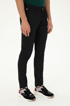 شلوار مشکی مردانه پنبه - الاستین U.S. Polo Assn. - کد 835175211