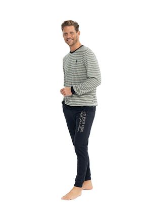 ست لباس راحتی سرمه ای مردانه پنبه ای U.S. Polo Assn. - کد 862556526