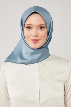 روسری آبی پلی استر Levidor - کد 865779651