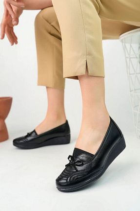 کفش پاشنه بلند پر مشکی زنانه پاشنه متوسط (5-9 سانتی متر) Gimeravm - کد 779410020