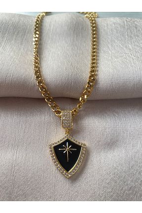 گردنبند استیل ( فولاد ) طلائی زنانه استیل ضد زنگ Inure Jewelry - کد 858129334