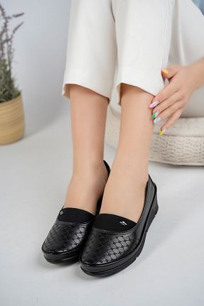 کفش پاشنه بلند پر مشکی زنانه پاشنه متوسط (5-9 سانتی متر) NESKA - کد 641749091