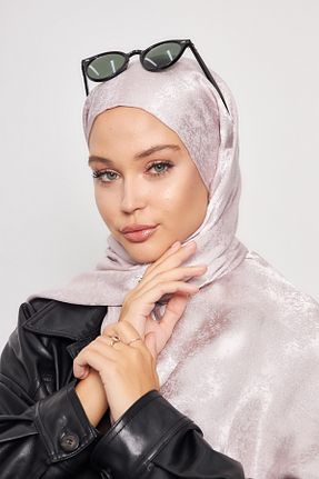 شال صورتی زنانه Scarf - کد 865788917